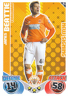 James Beattie Blackpool 2010/11 Topps Match Attax New Signing #N12